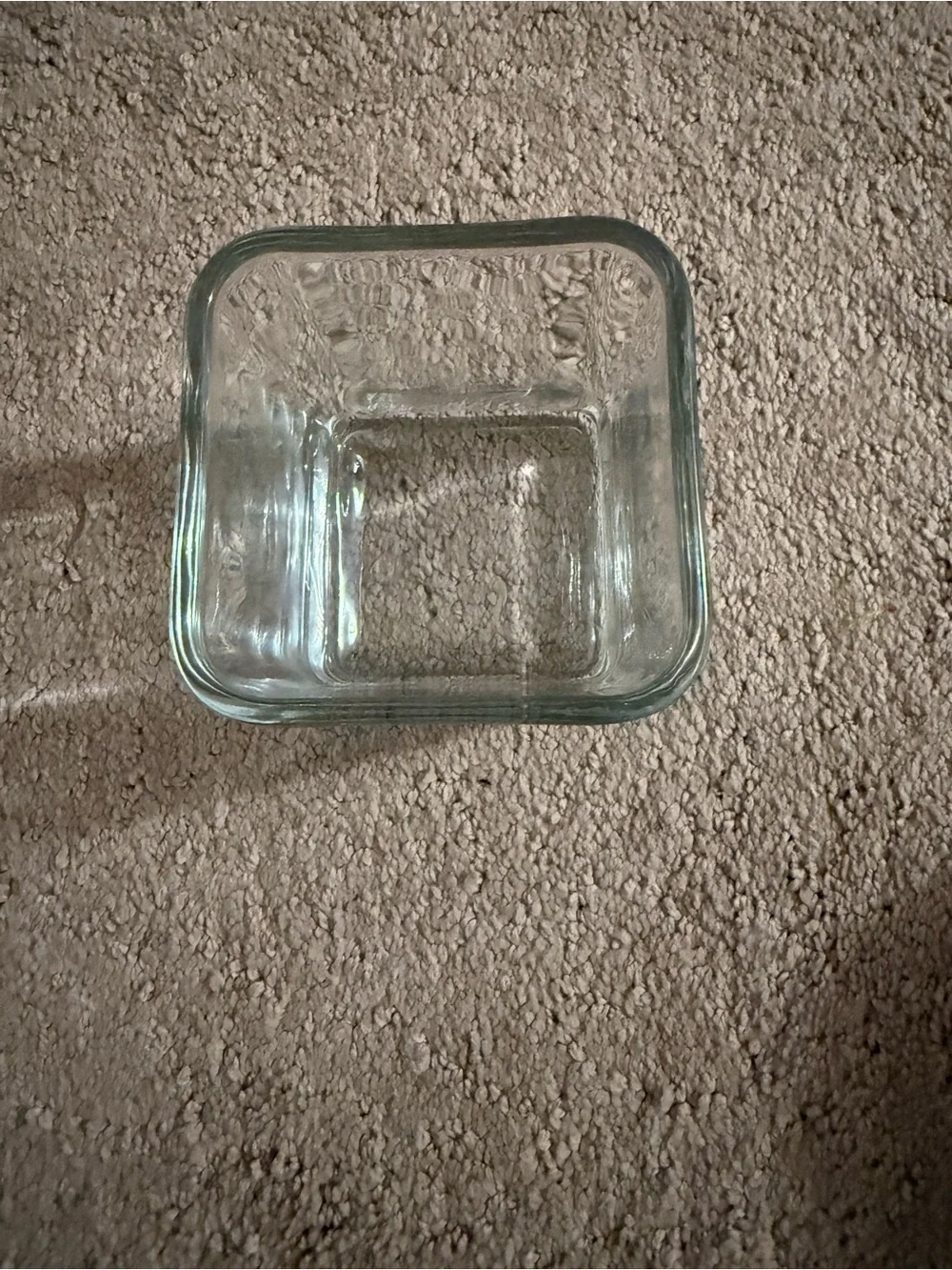 Clear Square Glass Vase / Planter